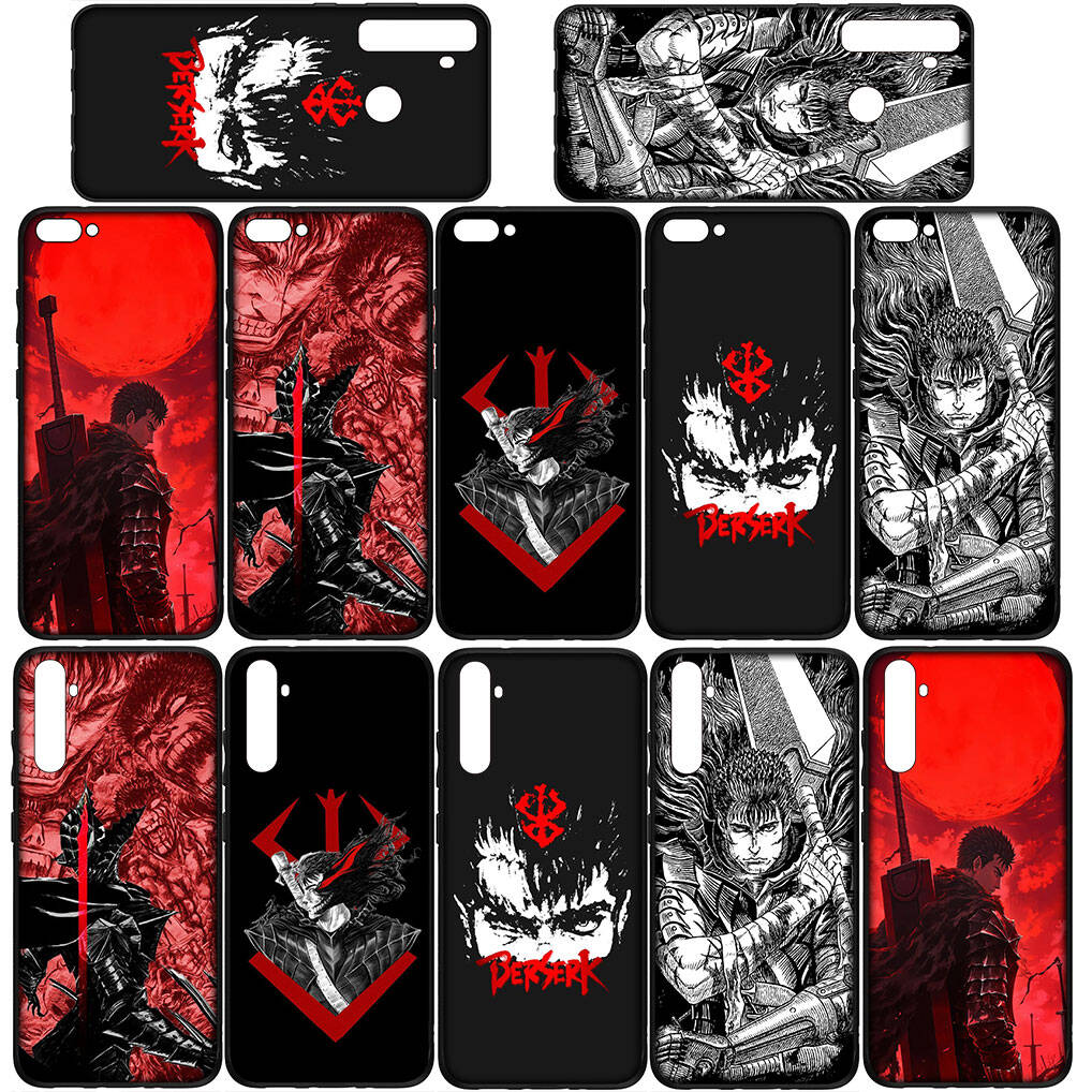 for Motorola Moto Edge 70 60 50 G54 G86 Samsung Galaxy S25 iPhone 17 16 15 Xiaomi Redmi Note 14 13 Pro Max Phone Case Wallpaper Berserk Guts Cover