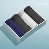 4pcs Men's Ice Silk Underwear Men's Lightweight Silk Smooth Flat Corner Pants Boxer Brief