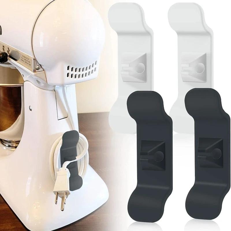 Top-quality 6Pcs Cord Wrapper Kitchen Storage Wire Organizer Clip Holder Self Adhesive Coffee Machine Kitchen Appliances Fixed
