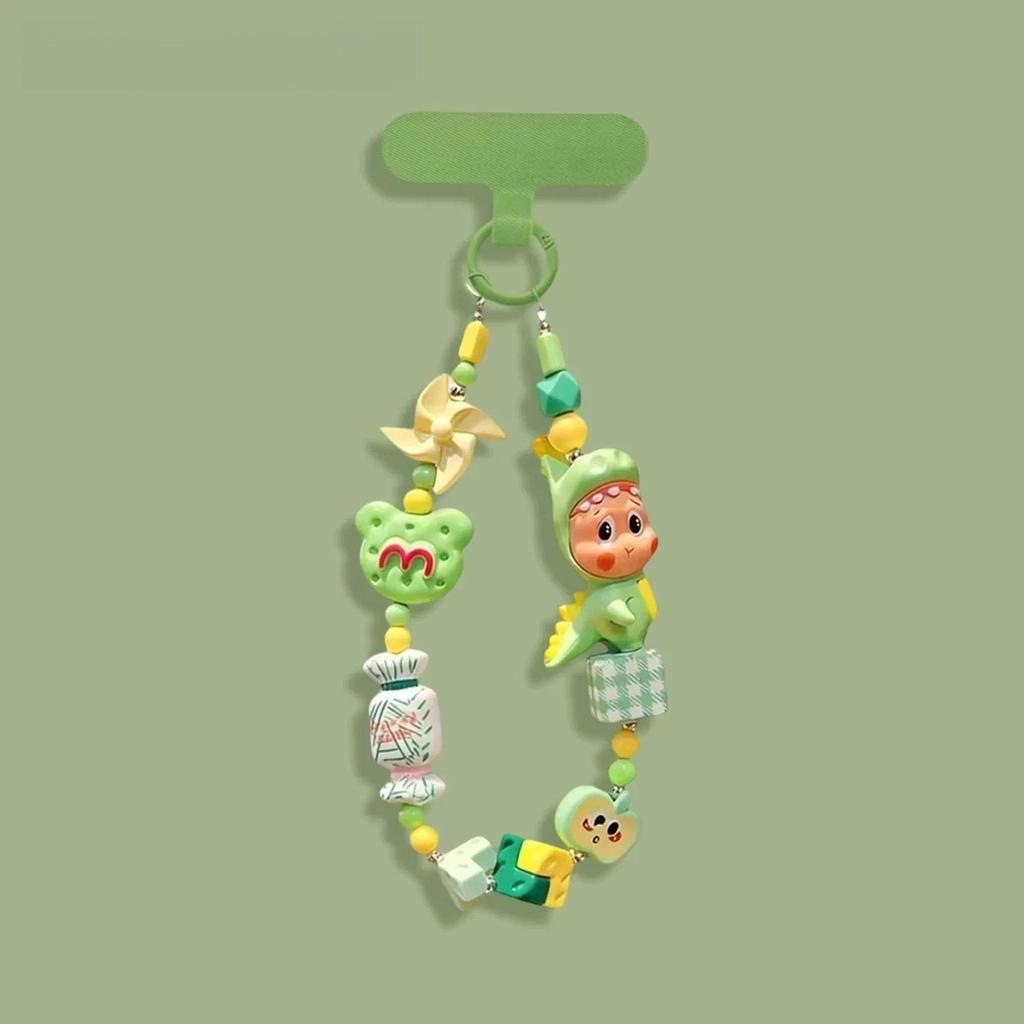 High-definition star pendant chain heavy industry pendant chain dopamine explosion mobile phone pendant beaded color bag ccd