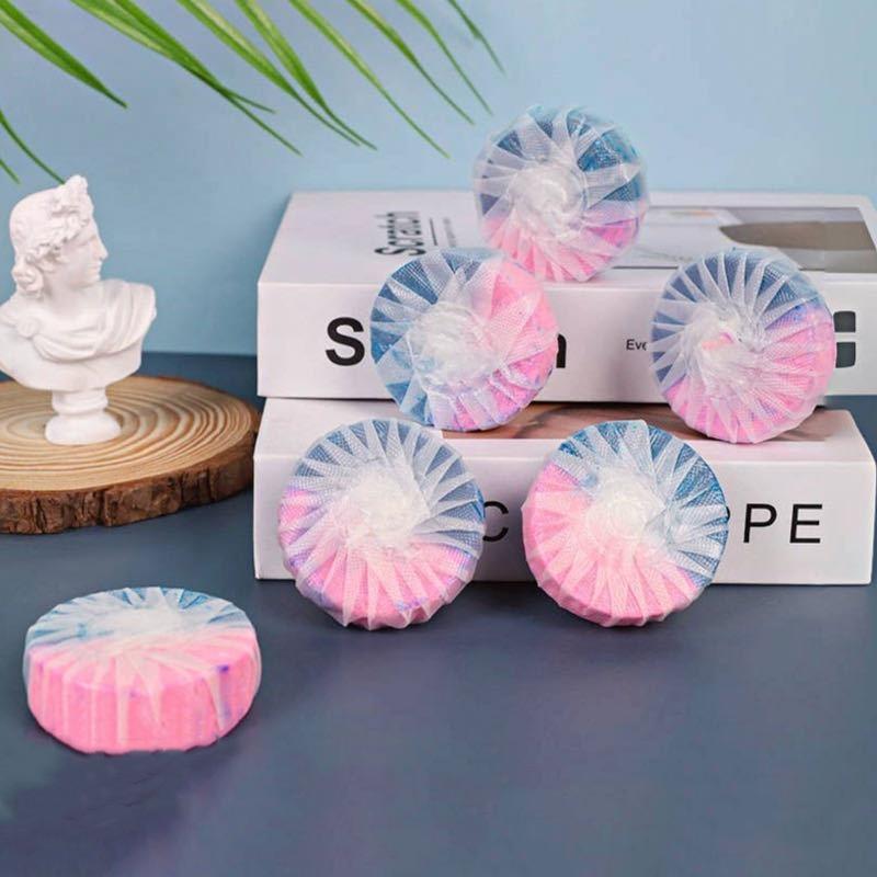 10pcs/pack Toilet Cleaning Tablets Toilet Bowl Cleaner Automatic Tank Bowl Cleaning Toilet Expert