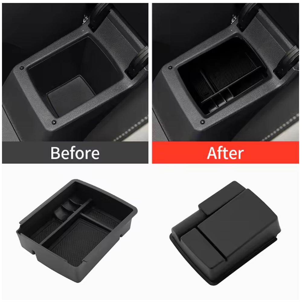 Car Armrest Storage Box Tray For Volkswagen VW Golf 7 Mk7 VII 5G GT I R 2013-2019 Console Organizer Case Container Accessories