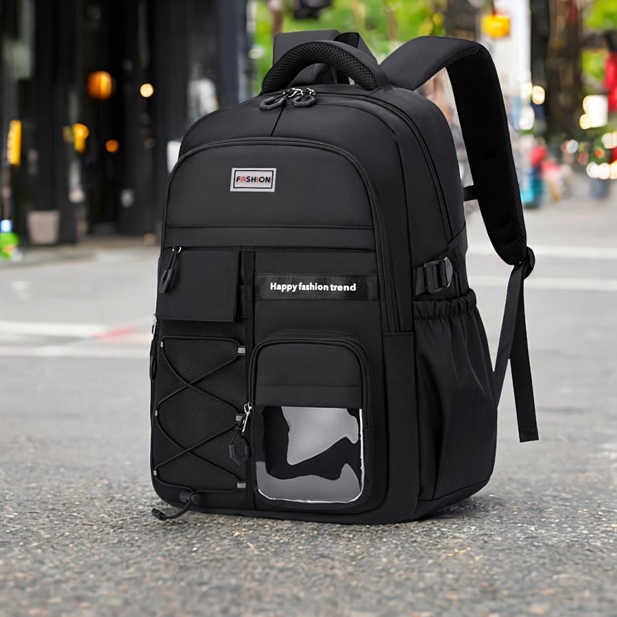 Stylish Unisex Backpack Large Capacity School Travel Bag with Adjustable Straps & Multiple Compartments Waterproof