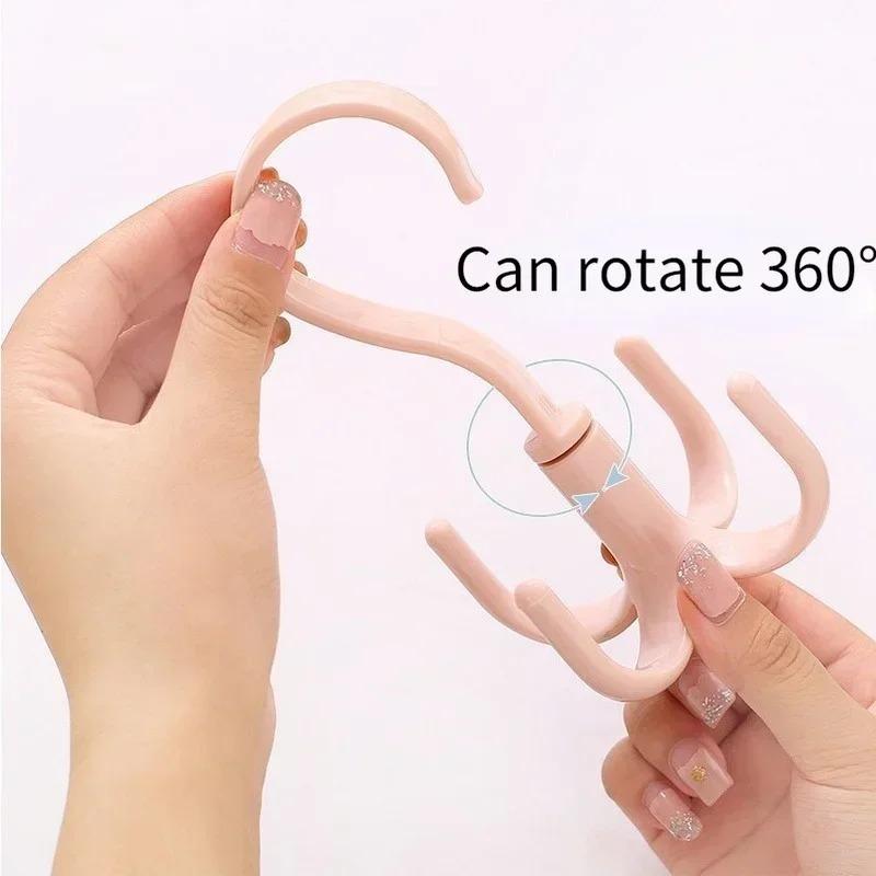 2Pcs Multifunctional Clothing Storage Rack Hook Hanger Hangers for Clothes Scarf Belt Storage Coat Hanger Kitchen Organizer