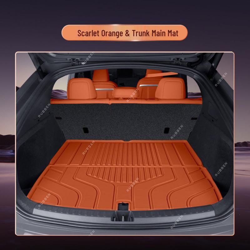 Leapmotor C10 Trunk Mat: TPE Semi-Surround, Waterproof, Fits 26 Models, Car Accessory
