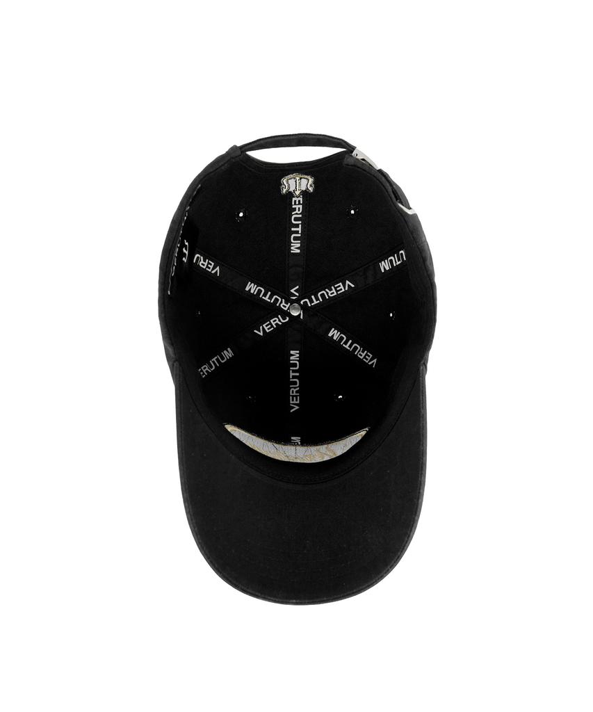 VERUTUM Wave Logo Wappen Ball Cap Black
