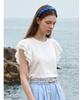 Poebeo21 Lace Ruffle Sleeve T-Shirt (Ftdbts066)