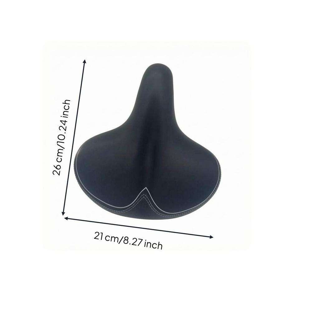 Cycle Saddle Padded Bike Wide