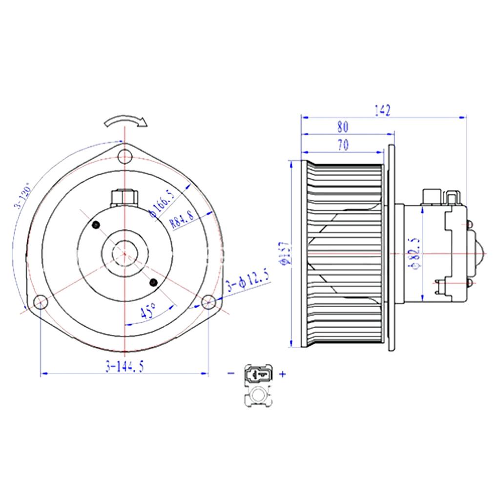 Blower Motor Fan   Conditioner Heating Fan Replacement for CAT 320B Excavator Engineering Vehicle