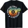Vintage Vinyl Music Veteran Funny Record Lover Graphic Gift Unisex T-Shirt