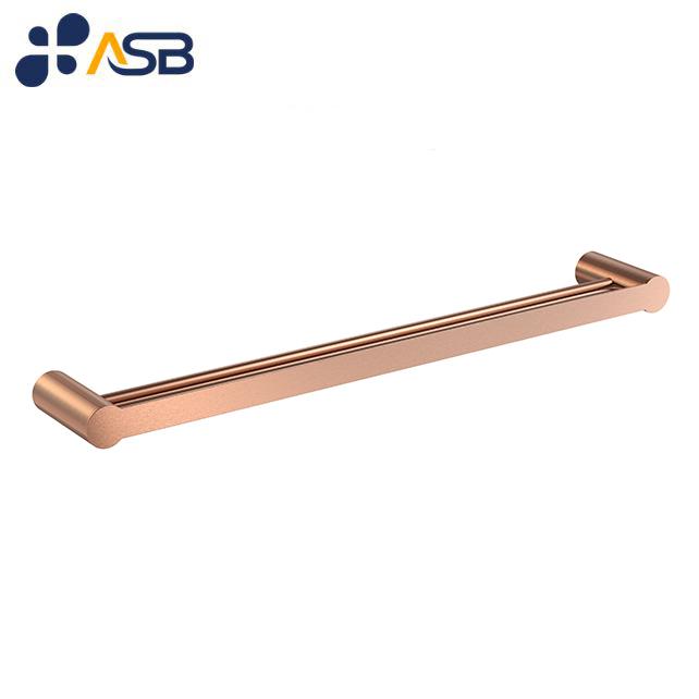 Portasciugamani Singoli e Doppi di Design Moderno Accessori da Bagno in Ottone per Casa Cucina Hotel-Elemento in Rame