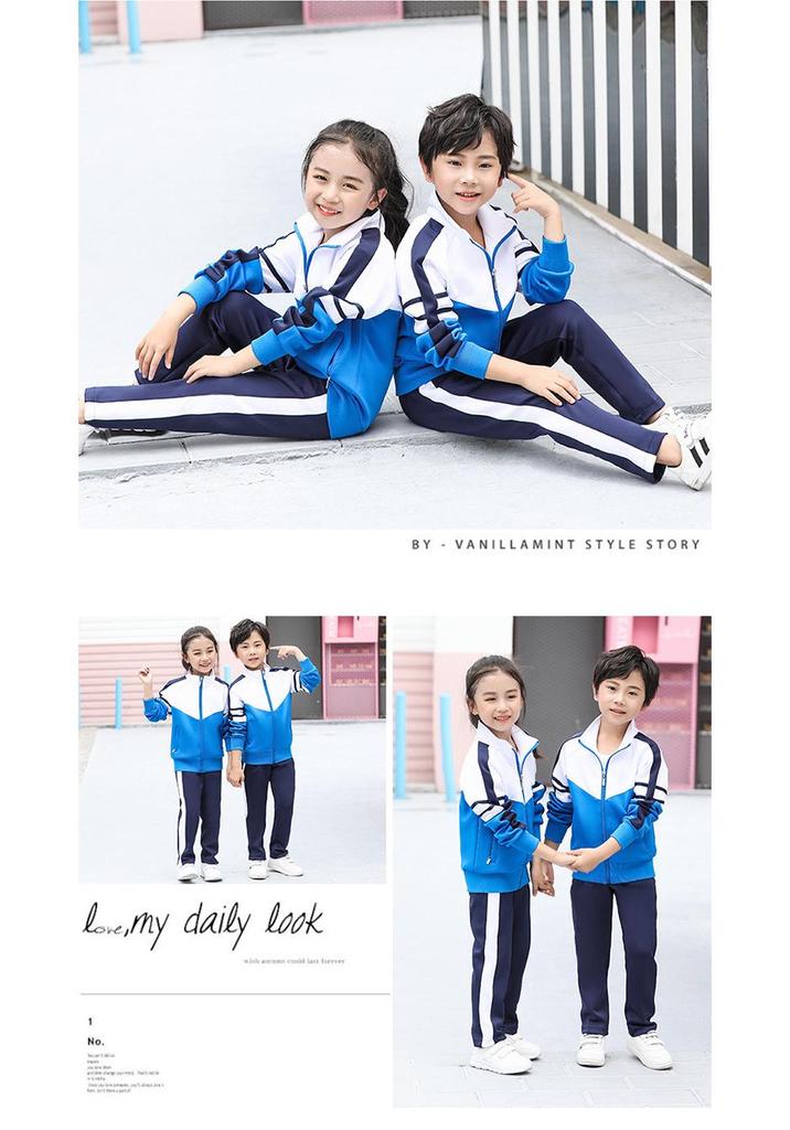 Langarm-Uniformset: Schul-, Kindergarten- & Lehrer-Sportfest