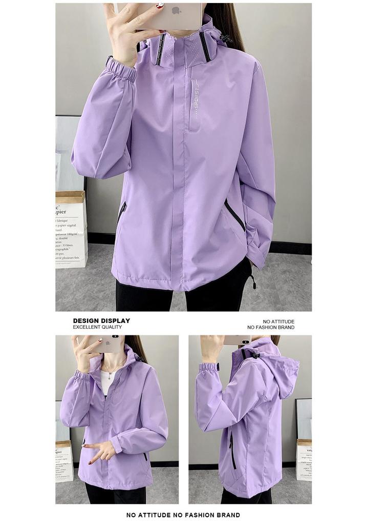 Men's and Women's Waterproof Windbreaker: Spring/Autumn Lightweight, Windproof Outdoor Jacket