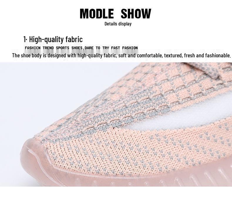2024 Flyknit Coconut Shoes: New Spring/Summer Breathable Mesh Casual Sneakers
