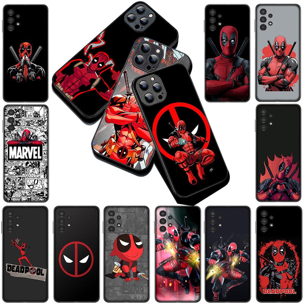 Phone Cover for OPPO A18 A16 A80 A40 A17 A15 A38 A78 A79 A54 A57 A58 A60 4G 5G Funda Casing Soft Case Wallpaper Marvel Deadpool