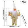 Santa Claus Doll Children Xmas Gift Christmas Tree Decorations Home Party Supplies Plush Ornaments