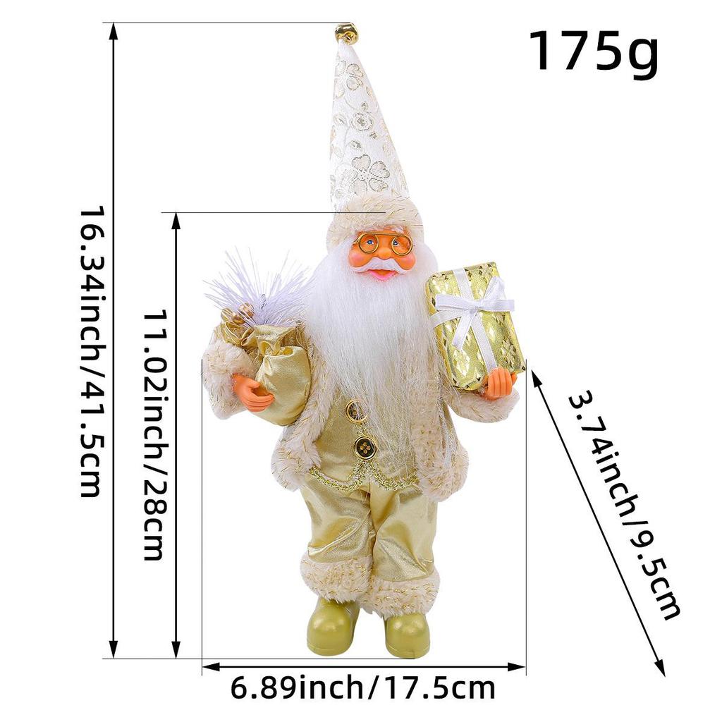 Santa Claus Doll Children Xmas Gift Christmas Tree Decorations Home Party Supplies Plush Ornaments