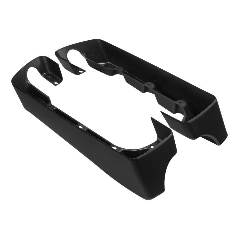 Motorcycle 4" Hard Stretched Saddle Bag Extensions For Harley Touring Road King 1994-2013 2014-2023