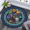Flamenco Music Dance Round Area Rug Under Office Chairs Bedroom Living Room Home Decor