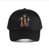 Colorful Cartoon Giraffe Wall Art With Glasses Baseball Cap Fashion Unisex Sunhat Womens Outdoor Sports Snapback Cap