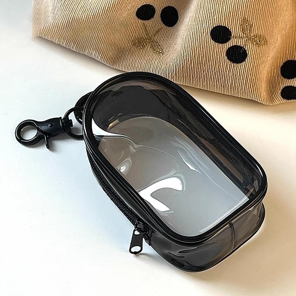 Clear Zipper Storage Bags Charging Cable Bags with Zipper Portable Dust-Proof Storage Bag for Bracelets and Data Cables