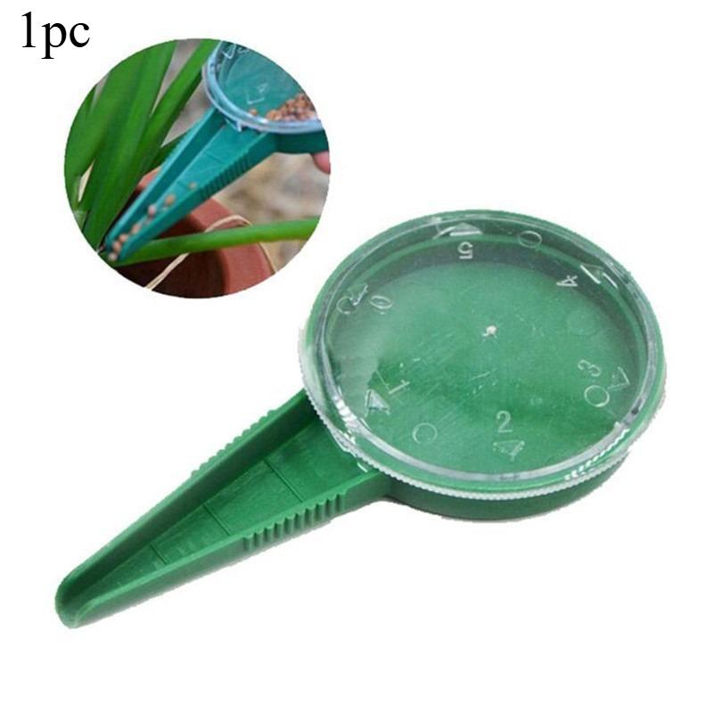 Green Plant Seed Sower Manual Plant Seeder Yard Garden Multifunction Seeding Dispenser Tools Adapting To Various Sizes of Seeds