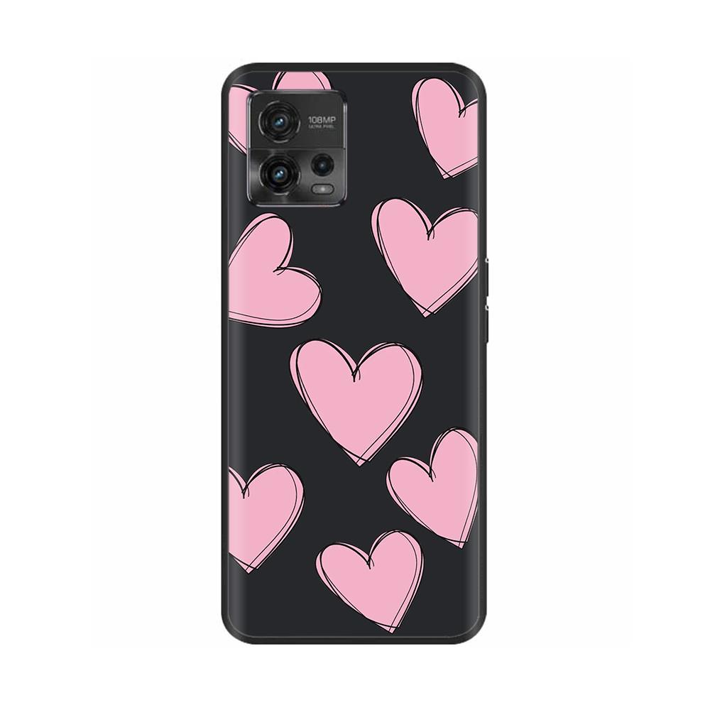 For Motorola Moto G72 Case G 72 Soft Black Painted Silicone Bumper Back Cover For Motorola Moto G72 Case 6.55" Coque Fundas Capa