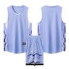 Men Women Basketball Uniform Set Quick Dry Breathable Sleeveless Jersey Training Game Wear Adults