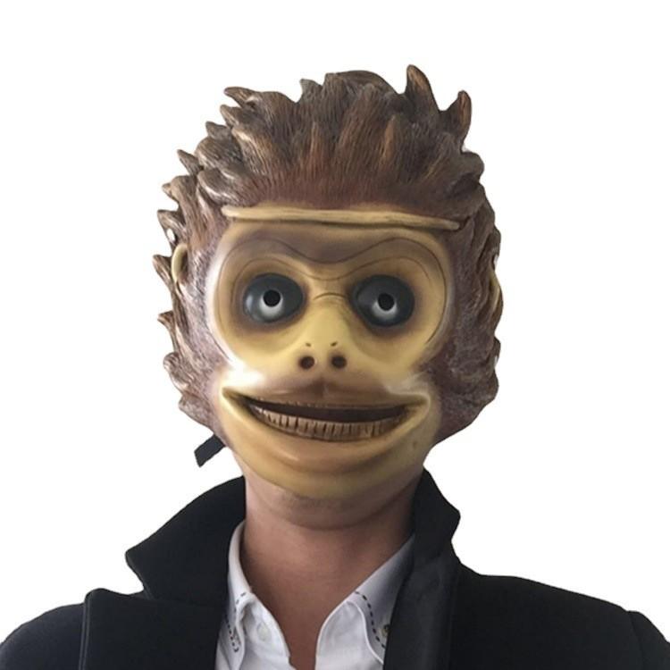 Einzigartige Harzgefertigte Affenkönig Sun Wukong Maske für Halloween-Party oder Cosplay-Veranstaltungen