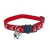 Pet Collar Cat Face Safety Buckle Quick Release Adjustable Length Soft Bell Hot Stamping Star Moon Design Cat Collar