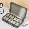 PU Watch Display Box 6/10/12 Grids Watch Organizer Watch Holder Watch Storage Box  Travel Case