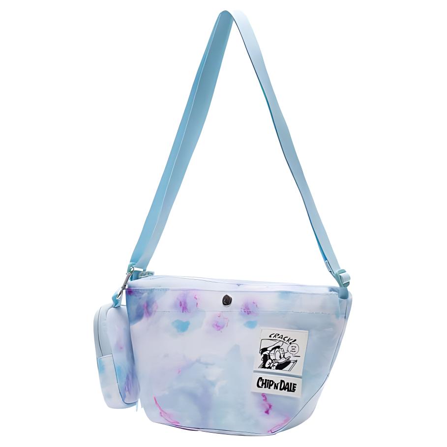 New LiNing Disney, Collaboration Fabric Shoulder Bag, Crossbody Bag Regular Unisex Blue ABDS197-3