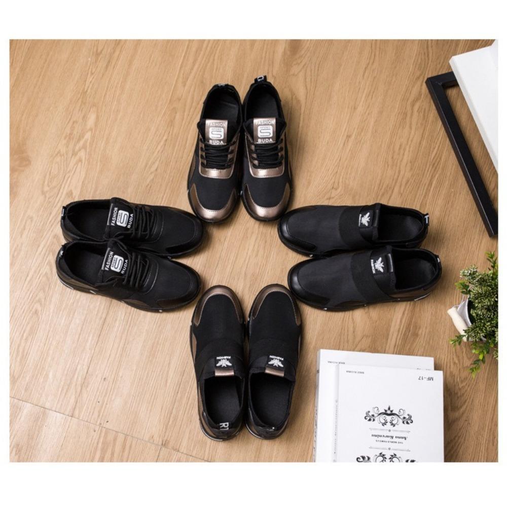 JMXD Spring Summer Womens Breathable Flyknit Slip On Sneakers Lightweight Soft Sole Running Shoes One Step Comfort Casual Ladies Footwear