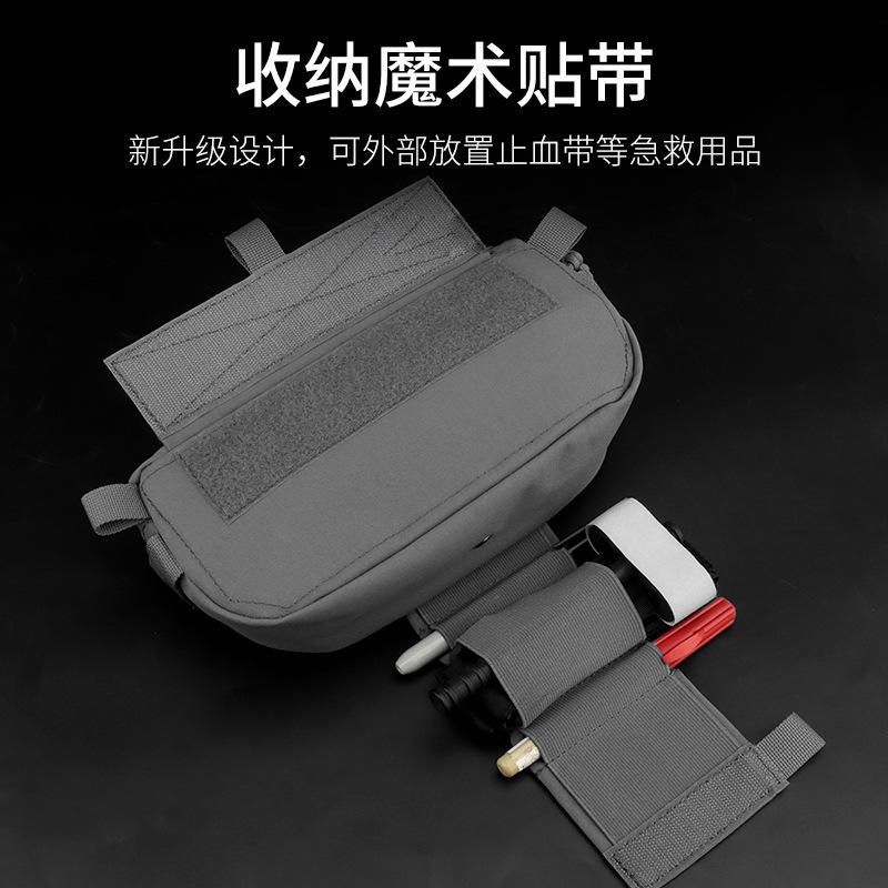 Small First Aid Kit Survival Gear Bag Multifunctional Tactical Bag Compact First Aid Kit MOLLE System Mounting