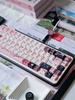 Pink Night Star Keycap Cherry Wall Thickness 1.6Mm Pbt Material Sublimation Nude Pink Keycap 142Keys2.25/2.75U Alice Keycap