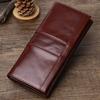 Women Cow Leather Long Wallet RFID Anti-theft Genuine Leather Multi Slot Card Bag Multifunction Fashion Female Coin Purse Large Capacity Clutch