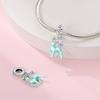 New In copperplated Mysterious Luminous Elk Pendant Compatible With Panora BraceletsBangle Do It Yourself Bead Charms Ideal For Women Birthday Fine