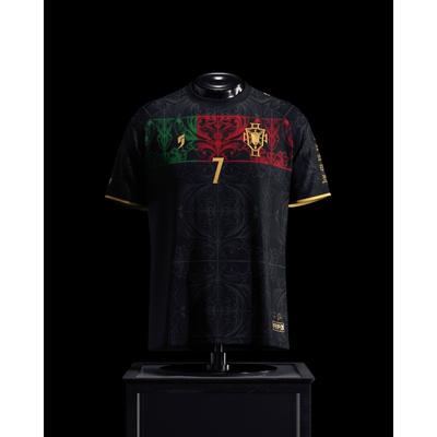 Assisting World Football Events, Portugal's Creative Concept Jersey, Summer Jersey Designed for Solo Use, 3D Printed