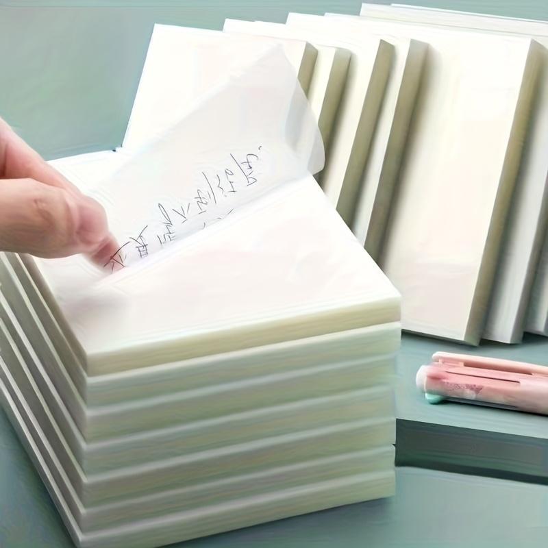150 Transparent self-adhesive notebooks