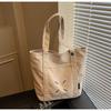 Canvas Bag Women's Large-capacity New Simple and Versatile Shoulder Bag Casual Summer College Student Tote Bag