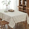Bloom Table Cover with Lace,Customizable Blending Flower Tablecloth,for Home Kitchen Dinning Tea Coffee Table Decoration