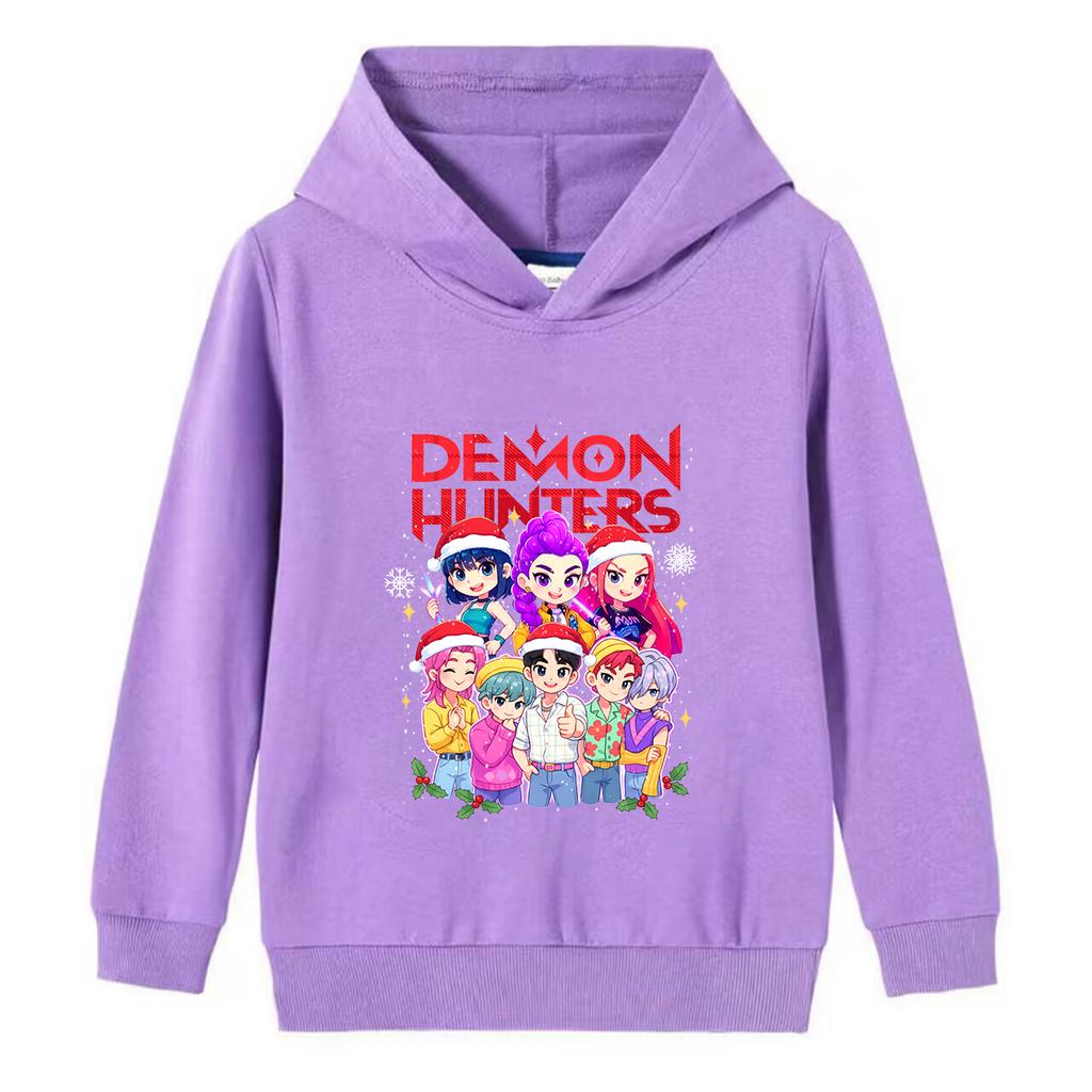 Frohe Weihnachten! Hexenjagd Mädchen und Jungen Kapuzenpullover, Neuartiger Weihnachts-Pullover, Feiertags-Pullover, Sweatshirt