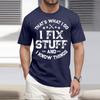 Men'S Fashionable T-Shirt, Street Casual Short Sleeved Clothing