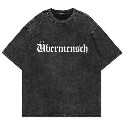 100% Cotton Tee Shirt G-Dragon World Tour TShirts New Album Übermensch Men/women TShirt Oversize Mineral Wash Tops