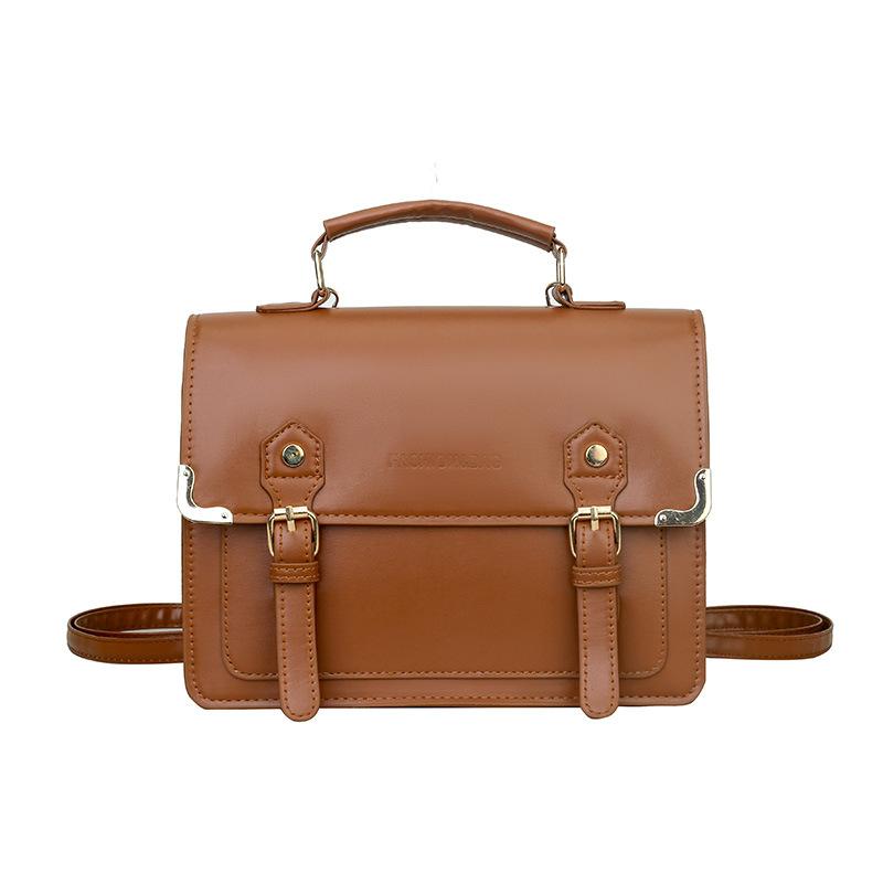 Vintage college-stil 225 ny mote avslappet dokumentstil stor kapasitet håndveske ryggsekk