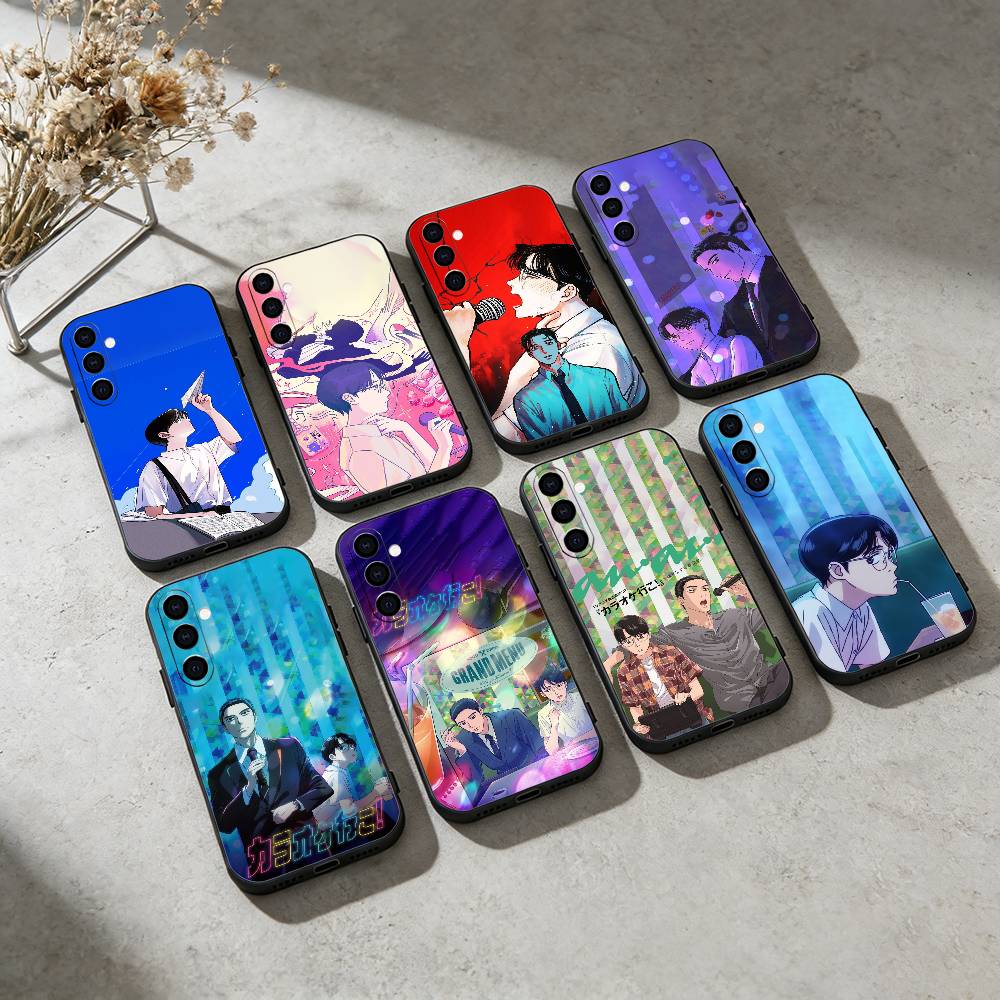 Anime L-Let's Go Karaoke Phone Case For Samsung Galaxy A91,80,73,72 ,71,53,52,32 ,31,22,21s,20,Soft Black Case