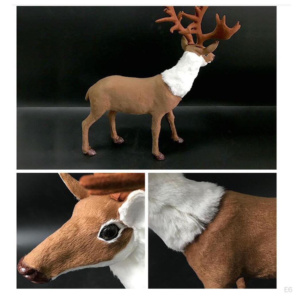 Deer Model Toys Early Educational for Party Home Winter Desktop Birthday Gifts