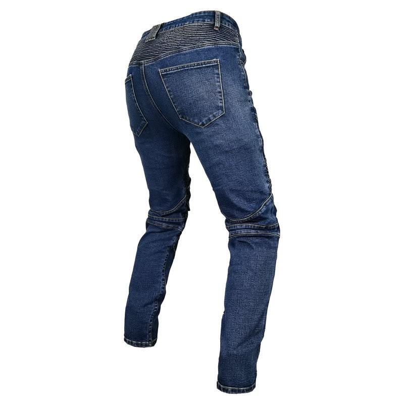 Motorcycle Jeans Men Kevlar Vintage Commuter Riding Pants All-Season Motorbike Anti-Fall Trousers