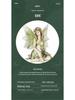 Gartenmädchen Blumenfee Harzstatue: Europäisches Kreatives Ornament für Haus-, Hof- oder Villendekoration.