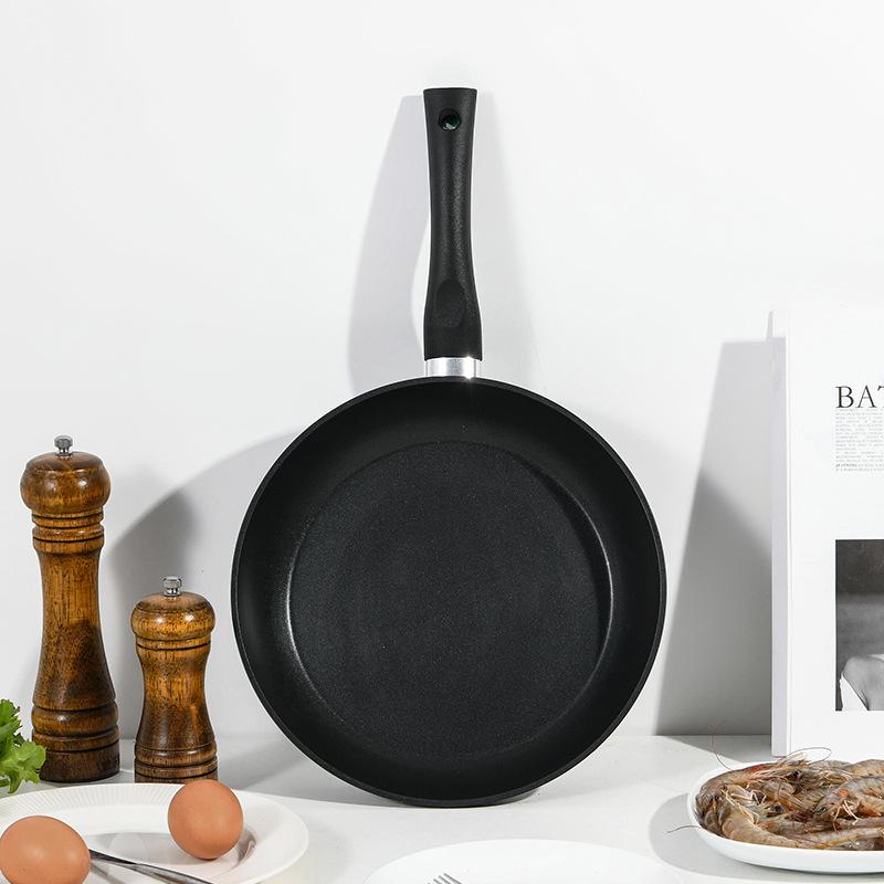 Antihaft-Bratpfanne, Wok-Pfanne, Steak-Pfanne, Pfannkuchen, gebraten, Induktionsherd, Gasherd, spezieller Kochtopf, Kochgeschirr, Antihaft-Pfanne